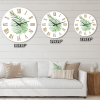 Designart 'Tropical Leaf Of Monstera Iii' Farmhouse Wall Clock(Size 36" x 36")