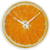 Mainstays 11.5" Round Indoor Photo Realistic Orange Fruit Analog Wall Clock with Quartz Movement